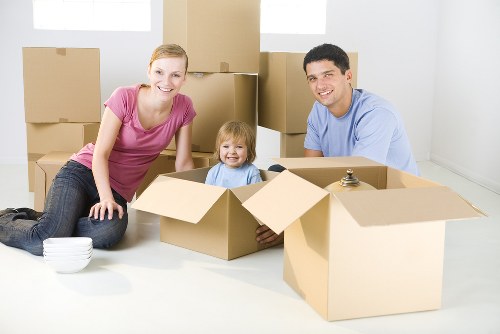 Organised moving-day packing for a flat in Barking