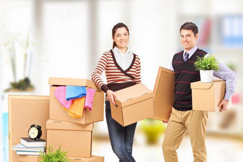 Waste collection and responsible disposal during a man and van job