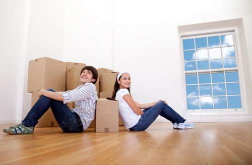 Moving day planning and furniture handling in Barking