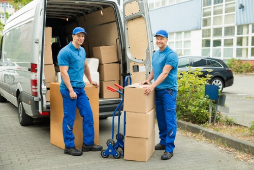 Business relocation setup for an office move in East London