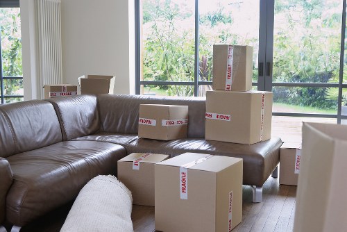 Organised packing boxes ready for residential and commercial use in Barking