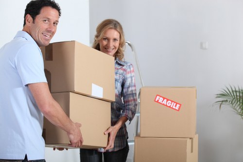 Moving van support for a flat or house move in Barking